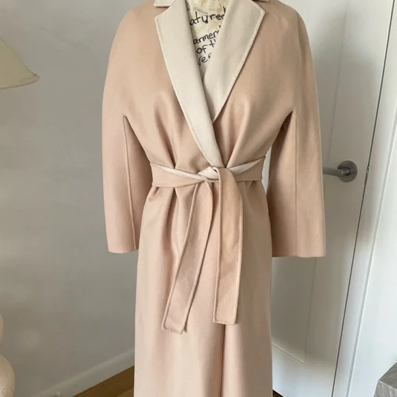 Max Mara Dress coat In Silk And Casmere Size 2